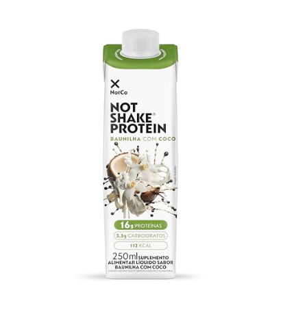 imagem de BEBIDA NOTSHAKE 250ML PROTEIN BAUN C/ COCO
