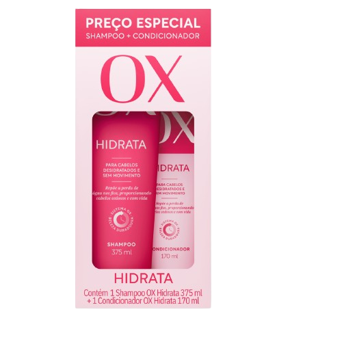 imagem de KIT SHAMPOO OX 375ML+ CO 170ML HIDRATA