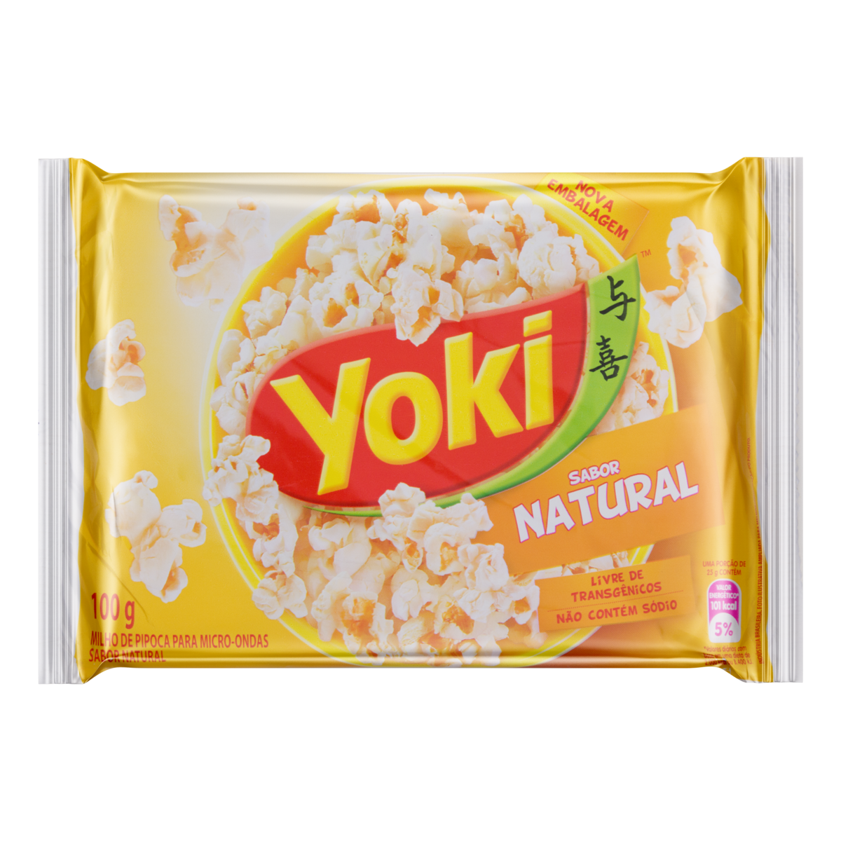 imagem de PIPOCA MICROONDAS YOKI 100G NATURAL