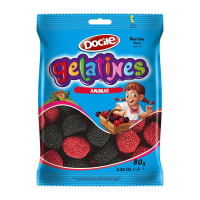 imagem de BALA DOCILE GELATINES 80G AMORAS