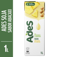 imagem de BEBIDA A BASE DE SOJA ADES ABACAXI CAIXA 1L