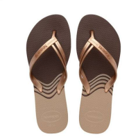 imagem de SANDÁLIA HAVAIANAS ELEGANCE PRINT 33 34 CAFE