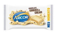 imagem de CHOCOLATE ARCOR TABLETE 20,5G BRANCO COOKIES