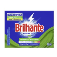 imagem de DETERGENTE PÓ BRILHANTE 1.6KG SANIT HIG TT CX