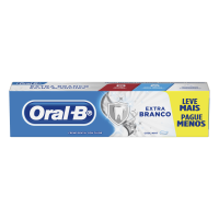imagem de CREME DENTAL ORAL B EXTRA BRANCO MENTA 150G