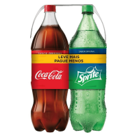 imagem de REFRIGERANTE DUO COCA COLA E SPRITE PET 2L
