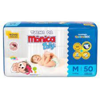 imagem de FRALDA DESCARTÁVEL MÔNICA T PROT MEGA M 50UN