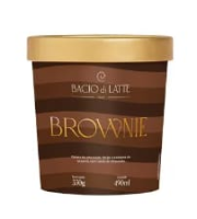 imagem de SORVETE BACIO DI LATTE 490ML BROWNIE