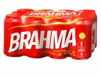 imagem de CERVEJA PILSEN BRAHMA LATA 350ML CX12 UNIDADES