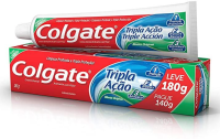 imagem de CREME DENTAL COLGATE TRIPLA AÇÃO MENTA 180G