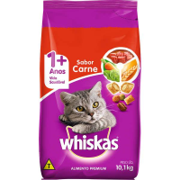 imagem de RAÇÃO WHISKAS CARNE PACOTE 900G