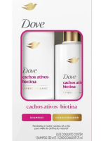 imagem de KIT DOVE SHAMPOO 350ML+COND 175ML CACHOS/BIOTINA