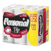 imagem de PAPEL HIGIÊNICO PERSONAL FD VIP LV12PG11 RL30MT