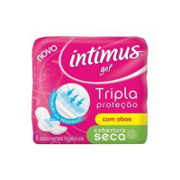 imagem de ABSORVENTE INTIMUS GEL COM ABAS SECA PACOTE 8UN