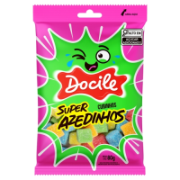 imagem de BALA DOCILE 80G DOCIGOMA SUP AZED CUBINHOS