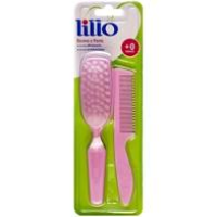 imagem de CONJUNTO LILLO ESCOVA E PENTE ROSA