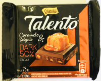 imagem de CHOCOLATE TALENTO DARK 75G CARAMELO SALGADO