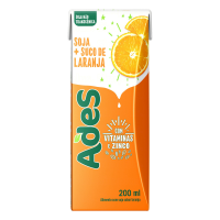 imagem de BEBIDA A BASE DE SOJA ADES LARANJA CAIXA 200ML