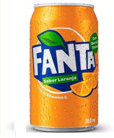 imagem de REFRIGERANTE LARANJA FANTA LATA 350ML