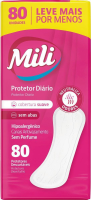 imagem de ABSORVENTE MILI PROTETOR DIÁRIO C/80