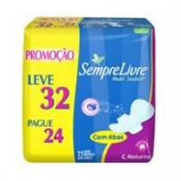 imagem de ABSORVENTE SEMPRE LIVRE COM ABAS NOT MAX SV L32PG24