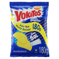 imagem de SALGADINHO YOKITOS BATATA ONDULADA NATURAL 180G