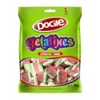 imagem de BALA DOCILE GELATINES 80G COBRINHAS CITR