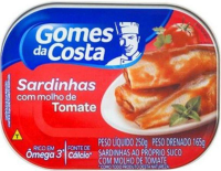 imagem de SARDINHA GOMES COSTA 250G MOLHO TOMATE