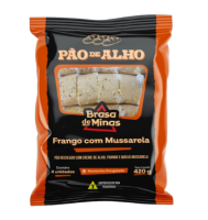 imagem de PÃO ALHO BRASA DE MINAS 440G FRANGO MUSSARELA