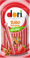 imagem de BALA DORI REGALIZ TUBO MORANGO ÁCIDO 70G