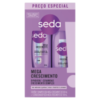 imagem de KIT SEDA SHAMPOO 300ML+COND MEGA CRESCIMENT