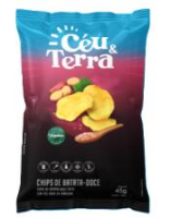 imagem de BATATA DOCE CHIPS CÉU E TERRA 45G SAL ROSA HIMALAIA