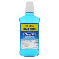 imagem de ENXAGUANTE BUCAL ORAL B PRO SAUDE 500ML PG300ML