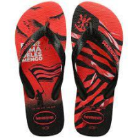 imagem de SANDÁLIA HAVAIANAS TOP TIMES FLAMENGO 37 38 PRETO