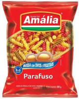 imagem de MACARRÃO AMÁLIA TETRA 500G PARAFUSO COLORIDO