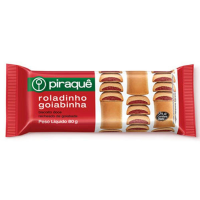 imagem de BISCOITO RECHEADO PIRAQUÊ ROLADINHO 75G GOIABA