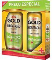 imagem de KIT SHAMPOO NIELY GOLD 275ML COND 175ML ÁGUA COCO BABSA