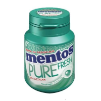imagem de GOMA MASCAR MENTOS 56G STRAWBERRY