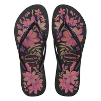 imagem de SANDÁLIA HAVAIANAS S ORGANIC 35 36 PT/CINZA/OURO