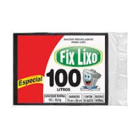 imagem de SACO LIXO FIX LIXO ALMOFADA PRETO 100L 5UN