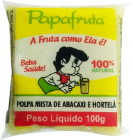 imagem de POLPA PAPA FRUTA 100G ABACAXI HORTELÃ