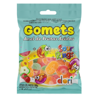 imagem de BALA DORI GOMETS ANEL F ÁCIDAS PACOTE 100G