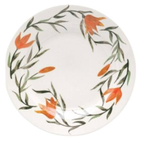imagem de PRATO RASO 24CM LIRIOS 126274