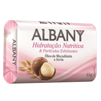 imagem de SABONETE ALBANY SUAVE FEMININO ROSA 85G