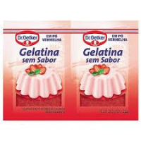 imagem de GELATINA DR OETKER 24G S SABOR VERMELHA