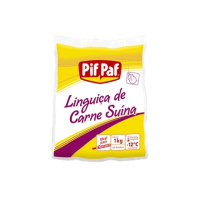 imagem de LINGUIÇA PIF PAF 1KG SUINA