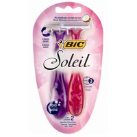 imagem de APARELHO BARBEAR BIC SOLEI 3 LÂMINAS RS/ BLISTER C/2UN